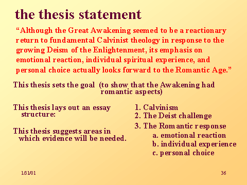 thesis sentence for research paper