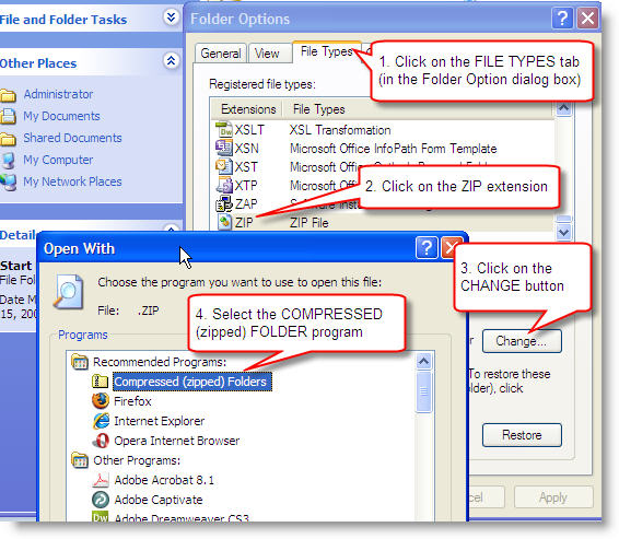 associate file type with program